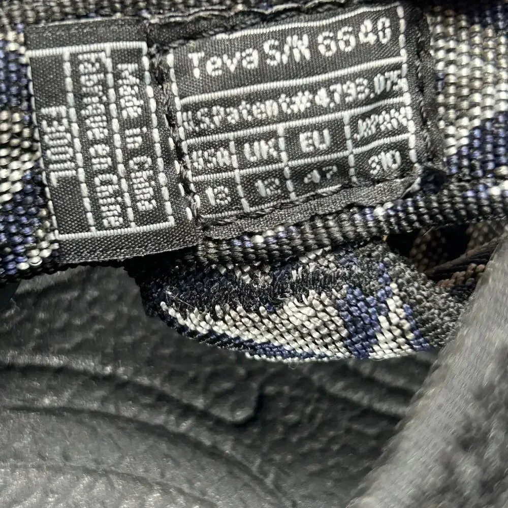 Teva Hurricane Xlt Men's Sandal US 13 Black Chevron Pattern Straps